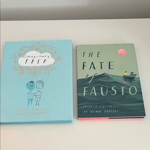 The Fate of Fausto and Imaginary Fred Books by Oliver Jeffers hardcover